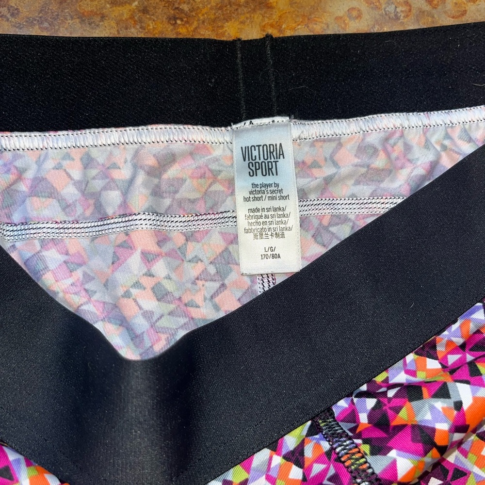 Victoria sport bike shorts hot mini booty Compression shorties running l - Picture 3 of 4